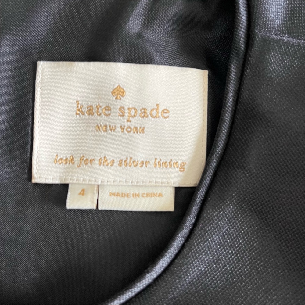 kate spade Black Fit-and-Flare Mini Dress - Picture 16 of 16